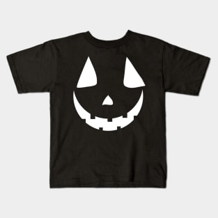 Halloween Pumpkin Face Kids T-Shirt